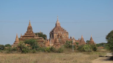 Kırsal yaşam ve yazın Myanmar manzarası