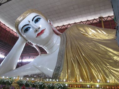 Kırsal yaşam ve yazın Myanmar manzarası