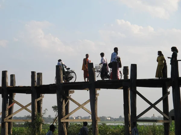 Vida Rural Lugares Interés Myanmar Verano — Foto de Stock