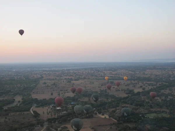 Życie Wsi Zabytki Myanmar Lecie — Zdjęcie stockowe