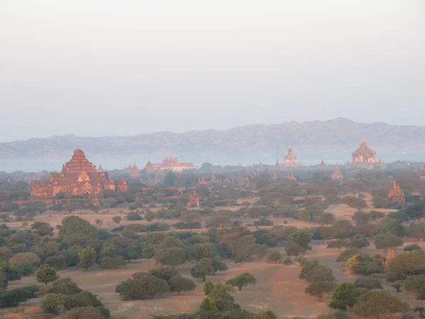 Život Venkově Památky Myanmaru Létě — Stock fotografie