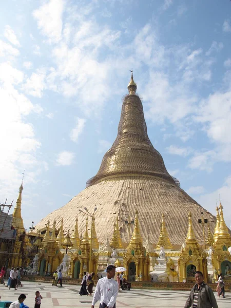 Vie Rurale Sites Touristiques Myanmar Été — Photo