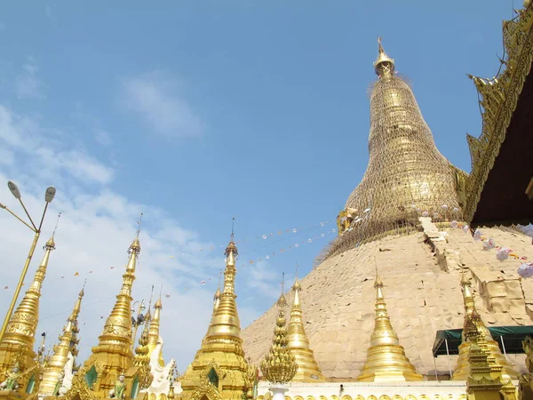 Vie Rurale Sites Touristiques Myanmar Été — Photo