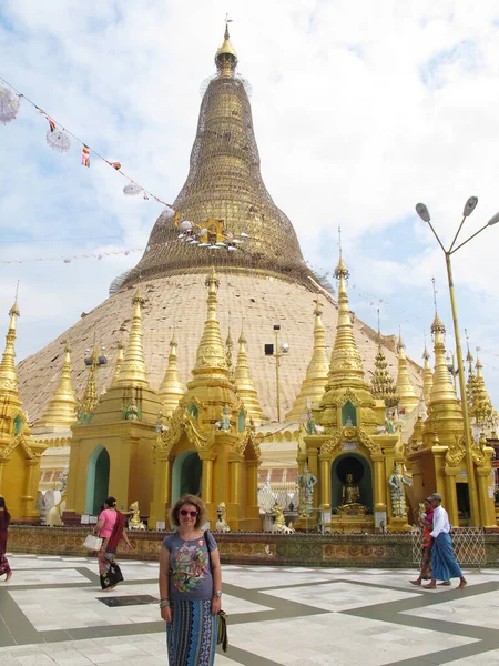 Vie Rurale Sites Touristiques Myanmar Été — Photo