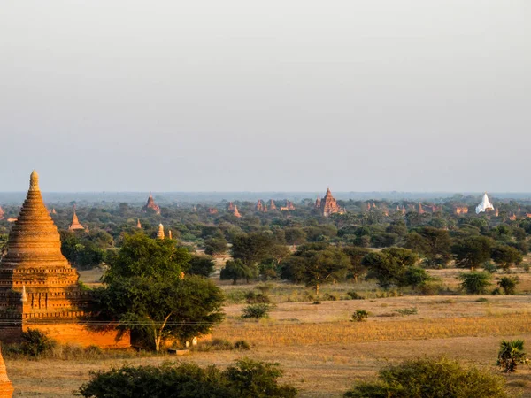 Život Venkově Památky Myanmaru Létě — Stock fotografie