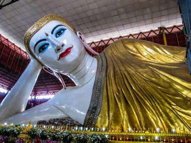 Kırsal yaşam ve yazın Myanmar manzarası