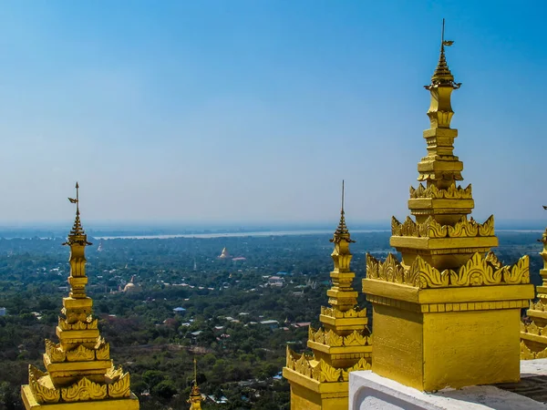 Vida Rural Lugares Interés Myanmar Verano — Foto de Stock