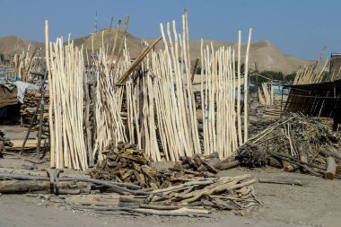 Bedir 'de günlük mülteci köyü hayatı, Afganistan' da çölde..