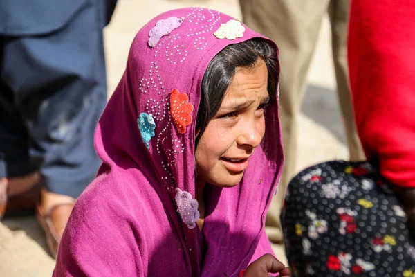 Vida Diária Aldeia Refugiados Badghis Afeganistão Deserto — Fotografia de Stock