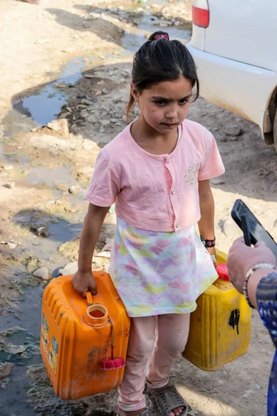 Vida Diária Aldeia Refugiados Badghis Afeganistão Deserto — Fotografia de Stock