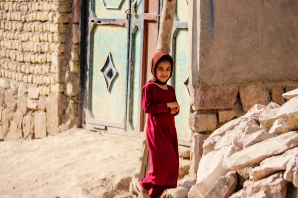 Vida Diaria Los Refugiados Badghis Afganistán Desierto — Foto de Stock