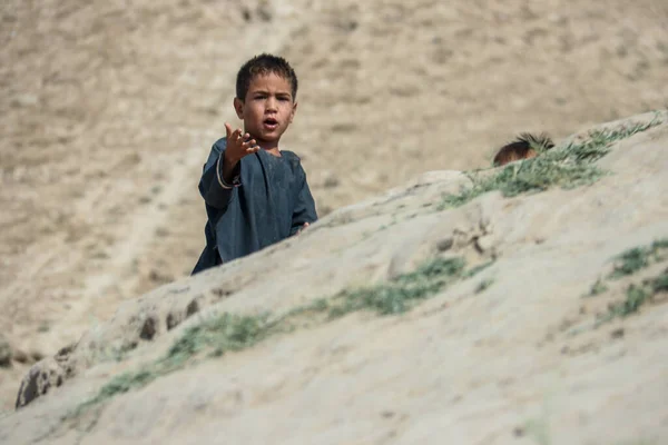Daily Refugee Village Life Badghis Afghanistan Desert — Stock Photo, Image