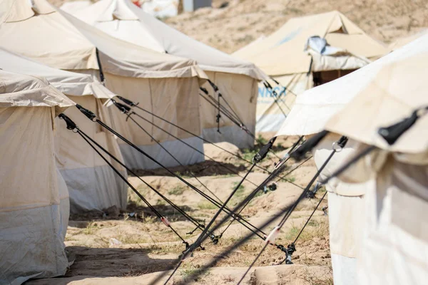 Vie Quotidienne Des Villages Réfugiés Badghis Afghanistan Dans Désert — Photo