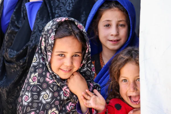 Vida Diária Aldeia Refugiados Badghis Afeganistão Deserto — Fotografia de Stock