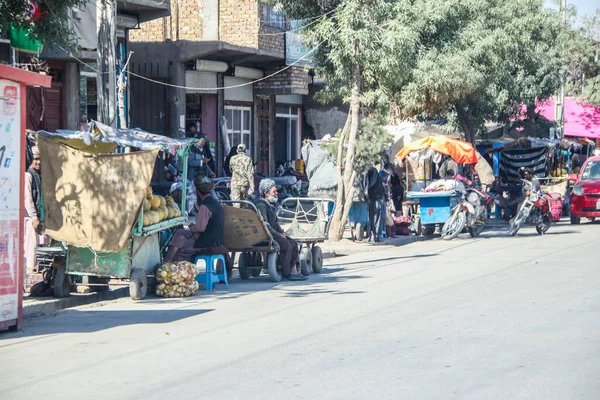 Vida Diaria Los Refugiados Badghis Afganistán Desierto — Foto de Stock