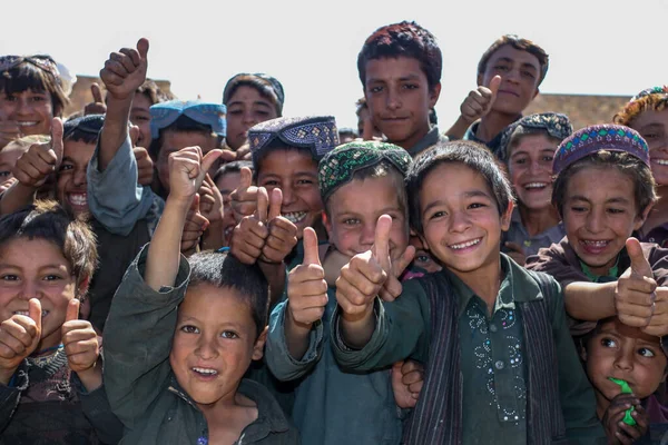 Vida Diária Aldeia Refugiados Badghis Afeganistão Deserto — Fotografia de Stock