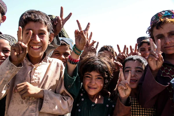 Daily Refugee Village Life Badghis Afghanistan Desert — Stock Photo, Image