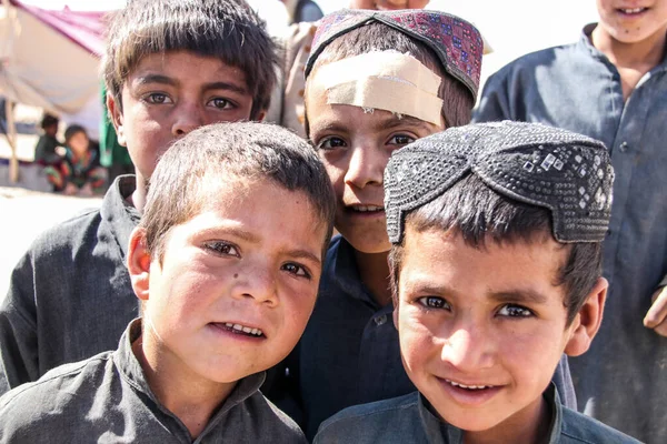 Dagelijks Vluchtelingendorp Badghis Afghanistan Woestijn — Stockfoto