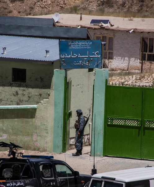 Afghanistan Remoto Villaggio Scuola Nel Distretto Bamyan Afghanistan Centrale Nel — Foto Stock