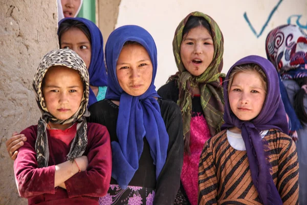 Afghanistan Remote Village School Bamyan District Στο Κεντρικό Αφγανιστάν — Φωτογραφία Αρχείου