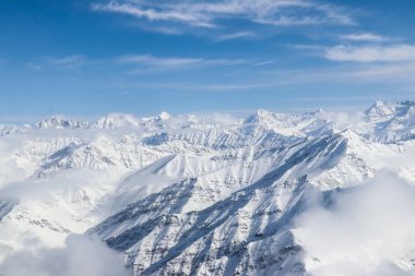 Afganistan 'daki Wakan Vadisi, Çin, Pakistan ve Tacikistan sınırının yanında.