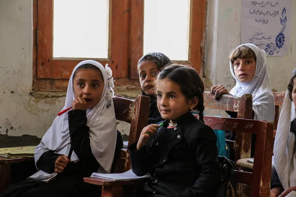 Afganistan 'daki Wakan Vadisi, Çin, Pakistan ve Tacikistan sınırının yanında.