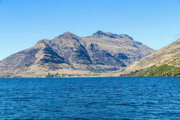 South Island Bergen Boerderijen Bossen Van Nieuw Zeeland Zomer Van — Stockfoto