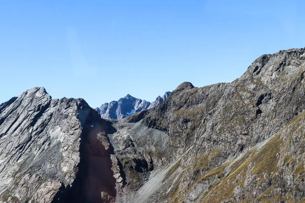 South Island Bergen Boerderijen Bossen Van Nieuw Zeeland Zomer Van — Stockfoto