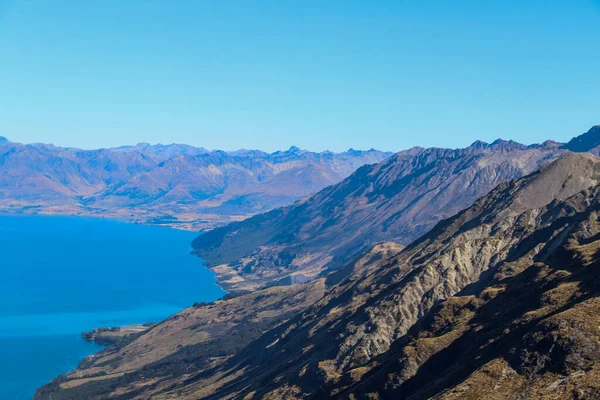 Montagnes Fermes Forêts Nouvelle Zélande Été 2019 — Photo