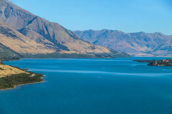 2019年3月の夏にニュージーランドの南島の山々 — ストック写真