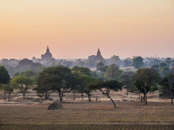 Život Venkově Památky Myanmaru Létě — Stock fotografie