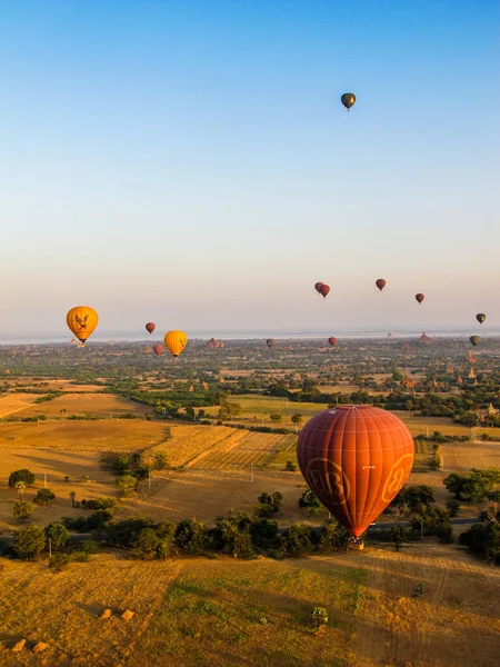 Landsbygdsliv Och Sevärdheter Myanmar Sommaren — Stockfoto