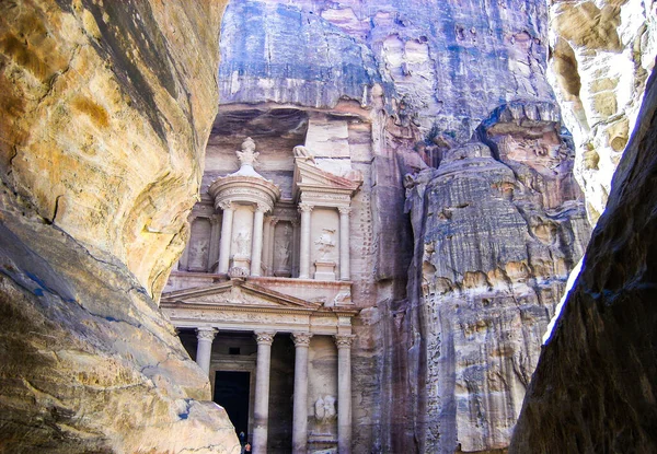 Jordanien Petra Och Wadi Rum Sommaren — Stockfoto