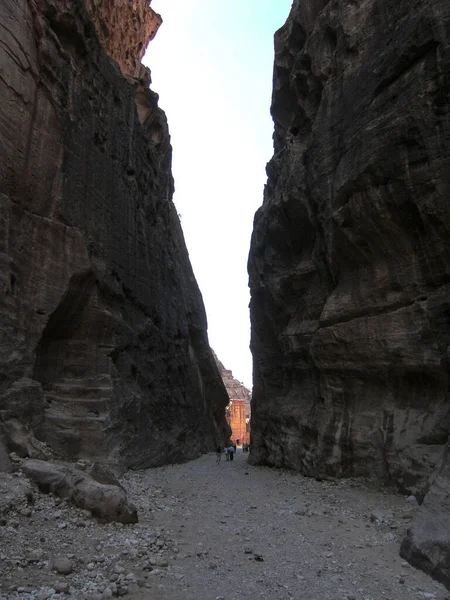 Jordánia Petra Wadi Rum Nyáron — Stock Fotó