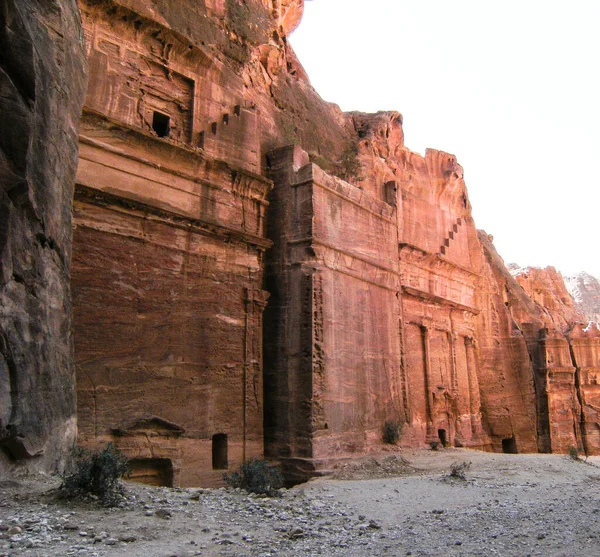 Jordanien Petra Und Wadi Rum Sommer — Stockfoto