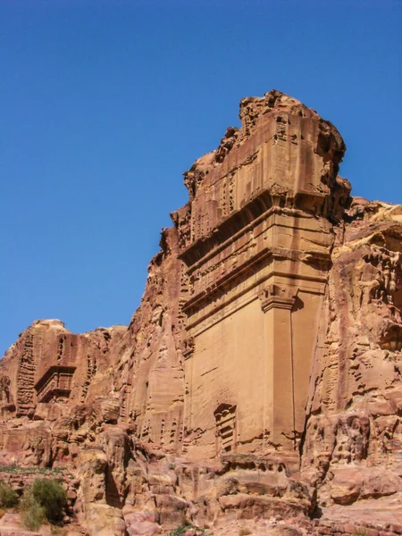 Jordanien Petra Och Wadi Rum Sommaren — Stockfoto
