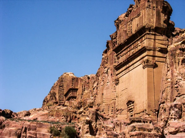 Jordanien Petra Och Wadi Rum Sommaren — Stockfoto