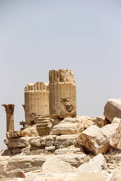 Die Antike Stadt Palmerya Der Syrischen Wüste Jahr 2020 — Stockfoto