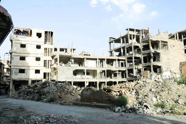 Dier Zior Stad Syrië Verwoest Door Isis 2020 Het Dagelijks — Stockfoto