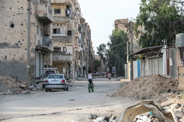 Dier Città Zior Siria Distrutta Dall Isis Nel 2020 Vita — Foto Stock