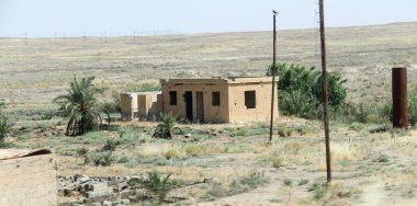 2020 'de Suriye çölündeki antik Palmerya kenti.