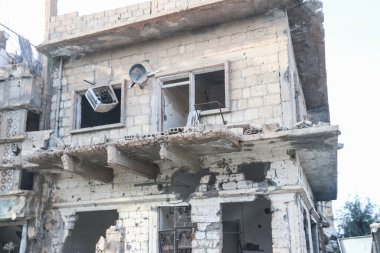 2020 'de Suriye çölündeki antik Palmerya kenti.