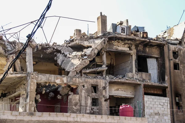Dier Zior Ciudad Siria Destruida Por Isis 2020 Vida Cotidiana — Foto de Stock