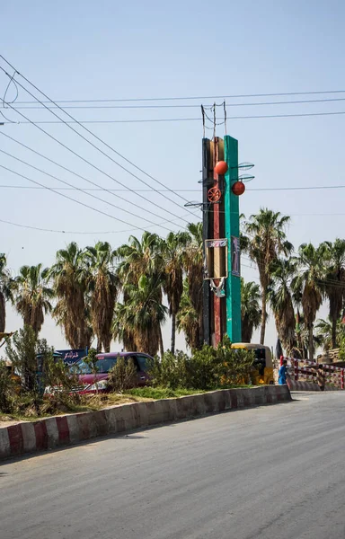 Vuelo Entre Kabul Jalalabad Enero 2020 Final Del Invierno — Foto de Stock