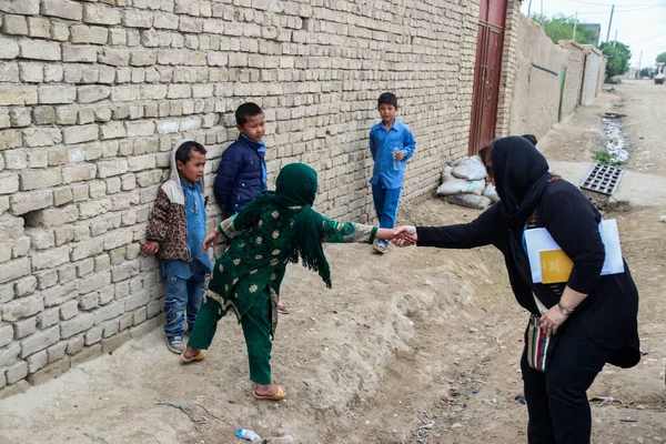 Afganistán Escuela Remota Aldea Distrito Bamyan Centro Afganistán Junio 2019 — Foto de Stock