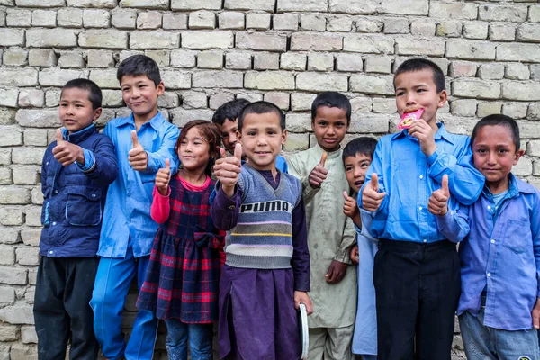 Afghanistan Remote Village School Bamyan District Στο Κεντρικό Αφγανιστάν — Φωτογραφία Αρχείου