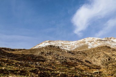 Afganistan 'daki Wakan Vadisi, Çin, Pakistan ve Tacikistan sınırının yanında.
