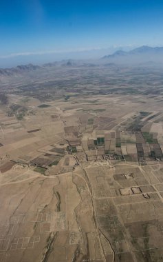 Afganistan 'daki Wakan Vadisi, Çin, Pakistan ve Tacikistan sınırının yanında.