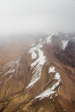 Afganistan 'daki Wakan Vadisi, Çin, Pakistan ve Tacikistan sınırının yanında.