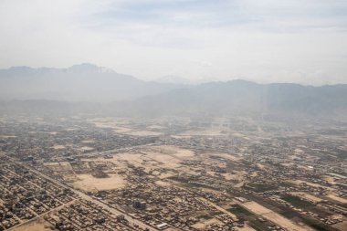 Afganistan 'daki Wakan Vadisi, Çin, Pakistan ve Tacikistan sınırının yanında.